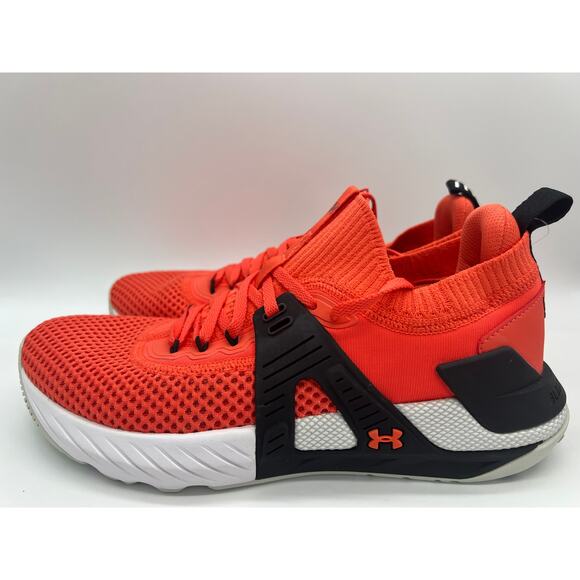 Under Armour Project Rock 4 Shoes Venom Red 3023696-602 Women's Size 10 - Picture 2 of 16